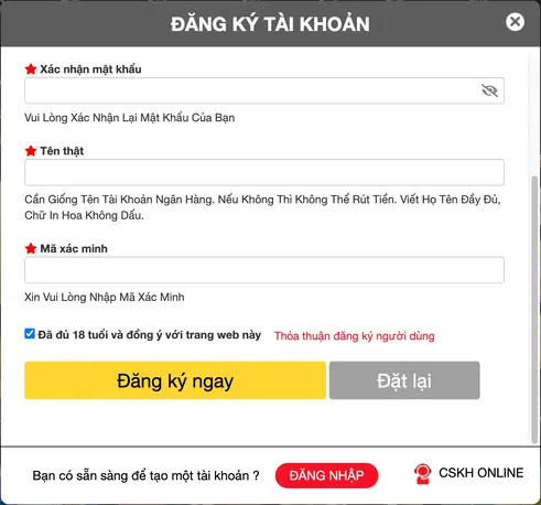 Đăng Ký Tài Khoản 89BET2 Casino Việt Nam